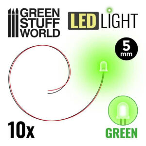 Green LED-Lamps - 5mm
