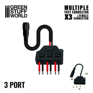 Multiple Fast Connector (x3) + Socket