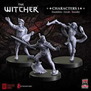 The Witcher - Characters 1 - Geralt, Yennifer, Dandelion