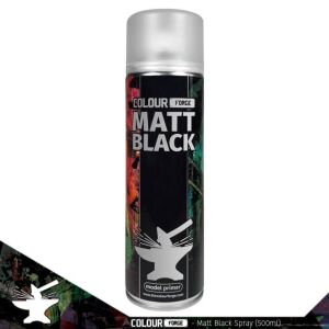 Colour Forge Matt Black Spray (500ml.)
