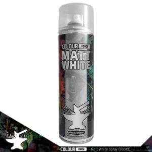 Colour Forge Matt White Spray (500ml.)