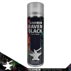 Colour Forge Raven Black Spray (500ml.)