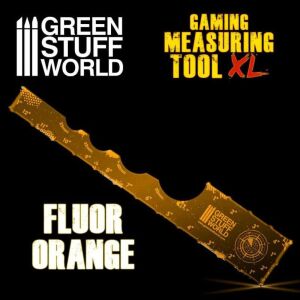 Gaming Measuring Tool - Fluor Orange 12 inches