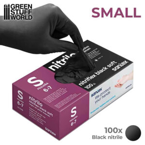 Black Nitrile Gloves - Small