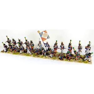 54mm French Napoleonic Voltigeurs 1805 - 1812