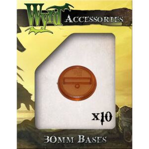 Wyrd Games - Rootbeer 30mm Translucent Bases