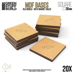 MDF Bases - Square 30 mm
