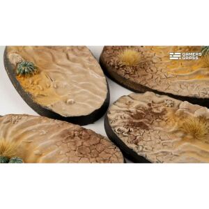 Ovale Deserts of Maahl Bases 60mm (x4)