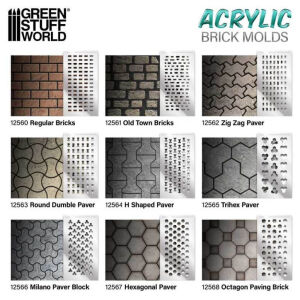 Acrylformen - Achteck-Pflasterklinker