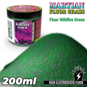 Elektrostatisches Gras 4-6mm - Wildfire Green