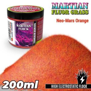 Elektrostatisches Gras 4-6mm - Neo-Mars Orange