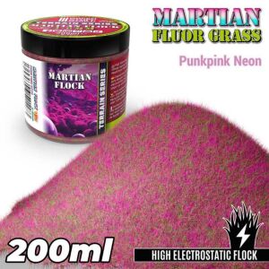 Elektrostatisches Gras 4-6mm - Punkpink Neon